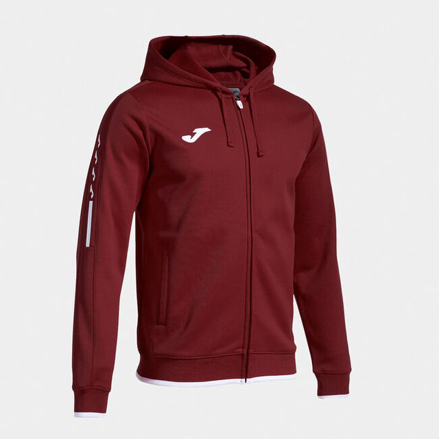 Суитшърт с качулка OLIMPIADA ZIP-UP HOODIE бордо