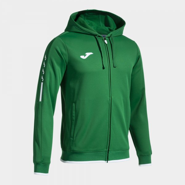 Суитшърт с качулка OLIMPIADA ZIP-UP HOODIE зелено