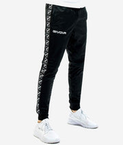 PANTALONE TRICOT BAND NERO