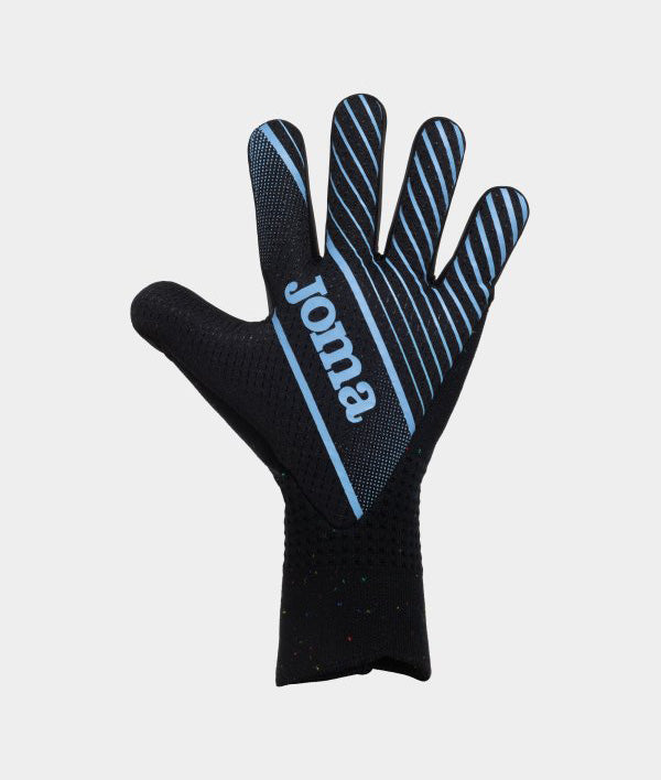 Вратарски ръкавици PANTHER GOALKEEPER GLOVES BLACK FLUOR TURQUOISE черно