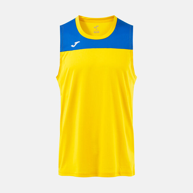 PHOENIX III SLEEVELESS SHIRT YELLOW ROYAL BLUE YELLOW-ROYAL