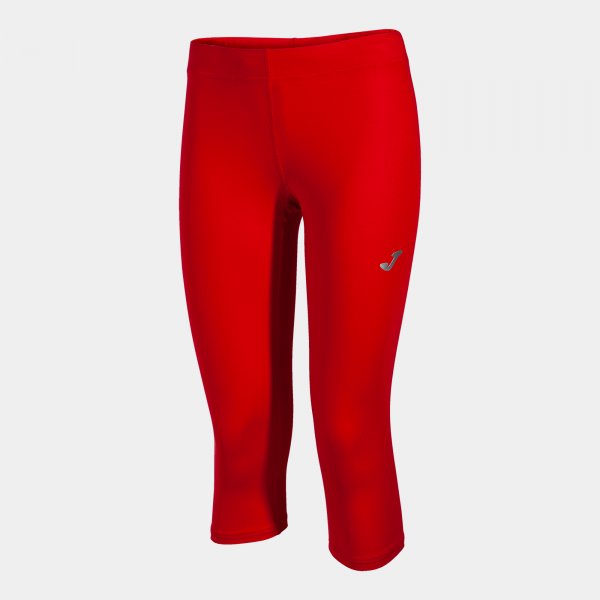 Дамски шорти за бягане OLIMPIA CAPRI TIGHTS RECORD III червено