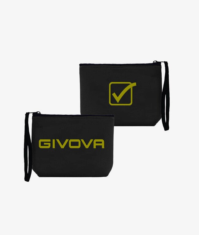 POCHETTE NEOPRENE 19*15*6 NERO/ORO