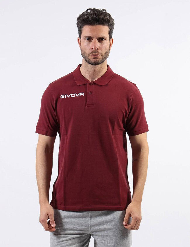 Поло блуза POLO COTONE PIQUET SUMMER гранатово