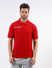 Поло блуза POLO COTONE PIQUET SUMMER червено