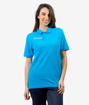 Поло блуза POLO COTONE PIQUET SUMMER тюркоазено