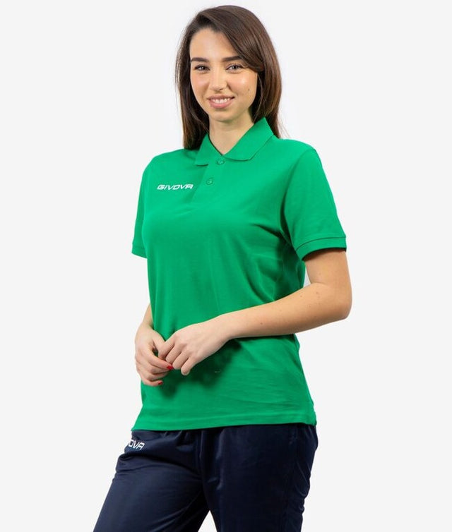 Поло блуза POLO COTONE PIQUET SUMMER зелено