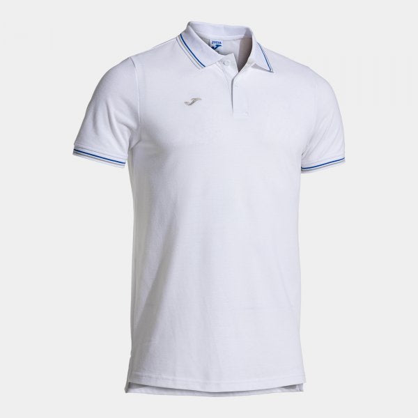 CONFORT CLASSIC SHORT SLEEVE POLO WHITE ROYAL WHITE-ROYAL