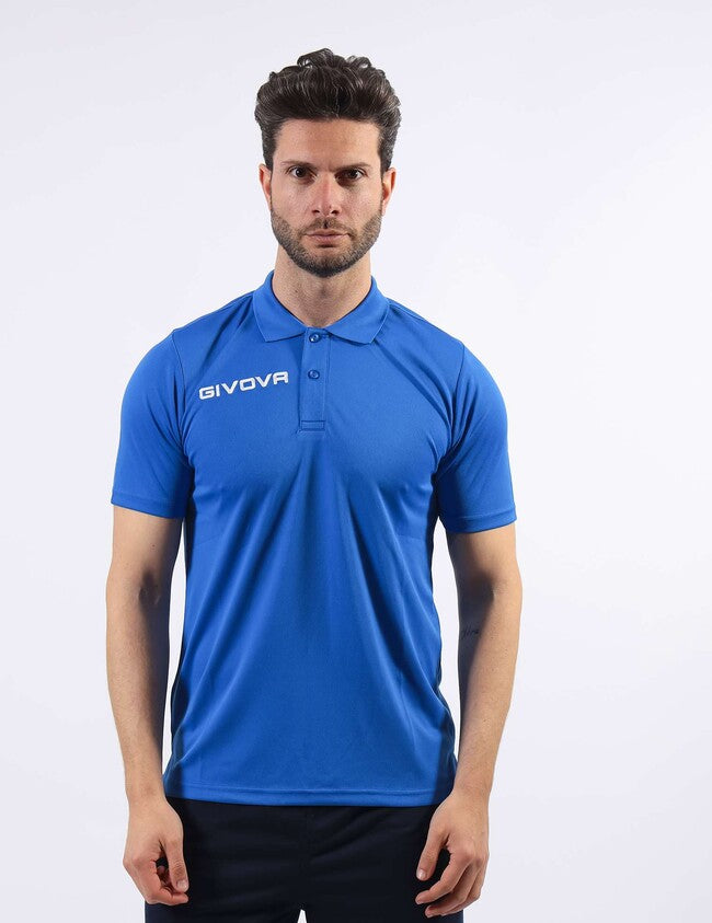Тениска POLO POCKET азурно синьо