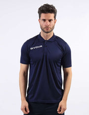 Тениска POLO POCKET синьо