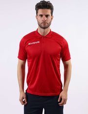 Тениска POLO POCKET червено