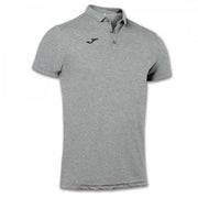 POLO SHIRT GREY S/S GRIS MELANGE CLARO