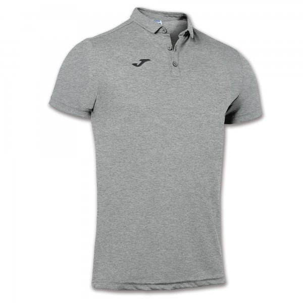 Поло блуза HOBBY SHORT SLEEVE POLO SHIRT светло сив меланж