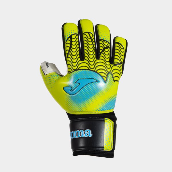 Вратарски ръкавици PREMIER GOALKEEPER GLOVES флуоресцентно жълто черно