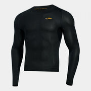 Поло блуза R-CITY LONG SLEEVE T-SHIRT черно