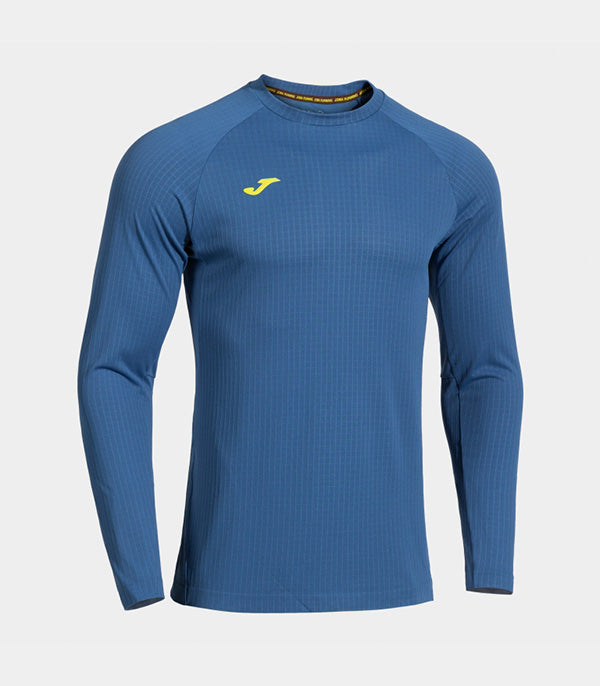 Поло блуза R-CITY LONG SLEEVE T-SHIRT азурно