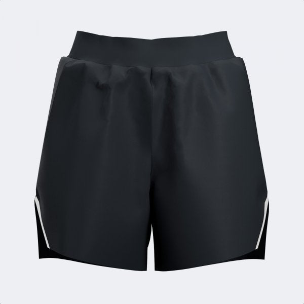 Дамски шорти за бягане R-CITY SHORT черно