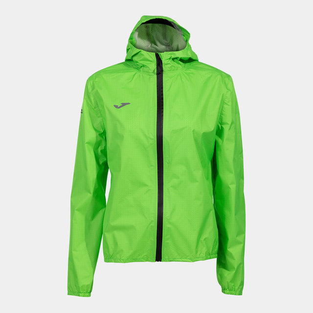 Дамска яке за дъжд R-CITY ICONIC NATURE RAINCOAT флуоресцентно зелено