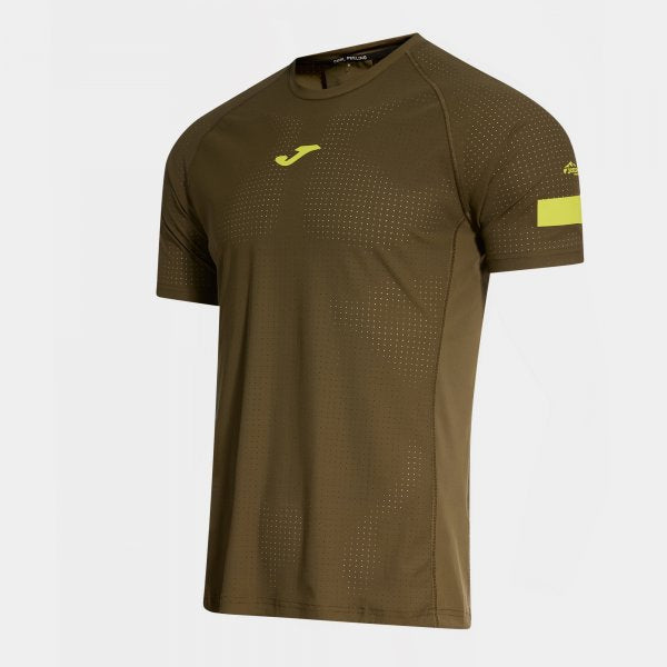 Поло блуза R-TRAIL NATURE SHORT SLEEVE T-SHIRT кафяво