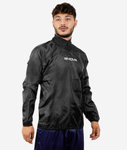 RAIN JACKET COLLO COSTINA NERO