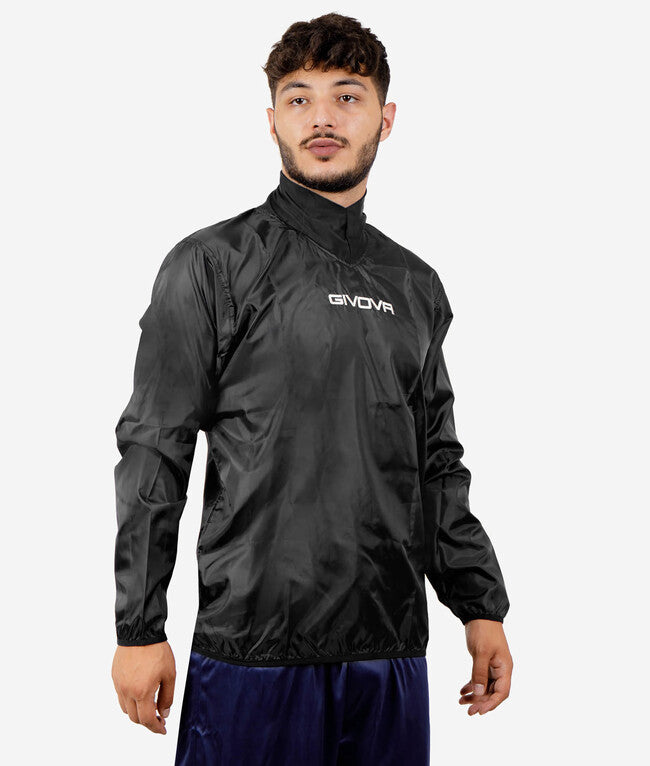 RAIN JACKET COLLO COSTINA NERO