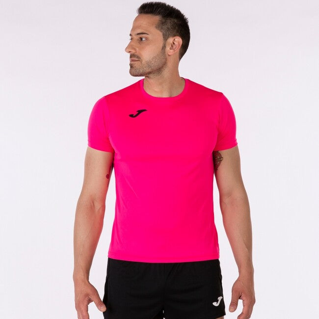 S/S T-SHIRT RECORD II FLUOR PINK