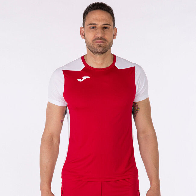 T-SHIRT RECORD II RED-WHITE