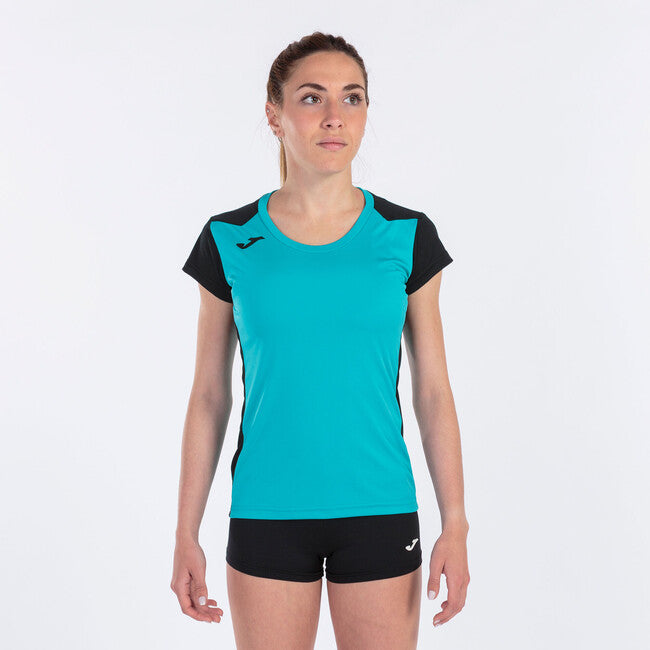 T-SHIRT RECORD II TURQUOISE