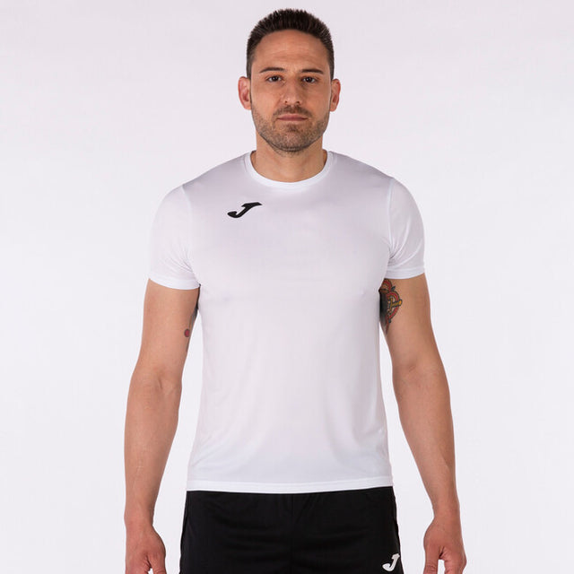 Тениска за бягане RECORD II SHORT SLEEVE T-SHIRT бяло