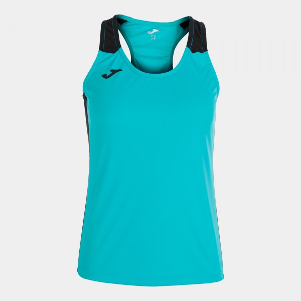 Дамски потник за бягане RECORD II TANK TOP тюркоазено