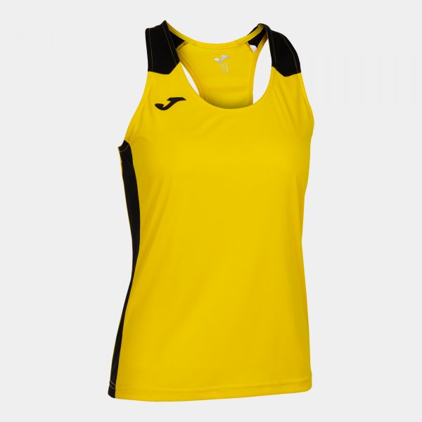 T-SHIRT RECORD II YELLOW-BLACK