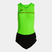 RECORD III BODYSUIT FLUOR GREEN BLACK VERDE FLÚOR-NEGRO