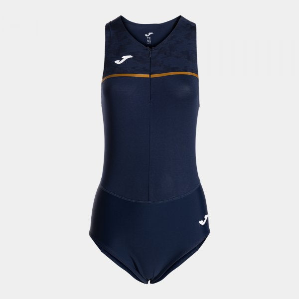 Дамски комплект за бягане RECORD III BODYSUIT морско синьо
