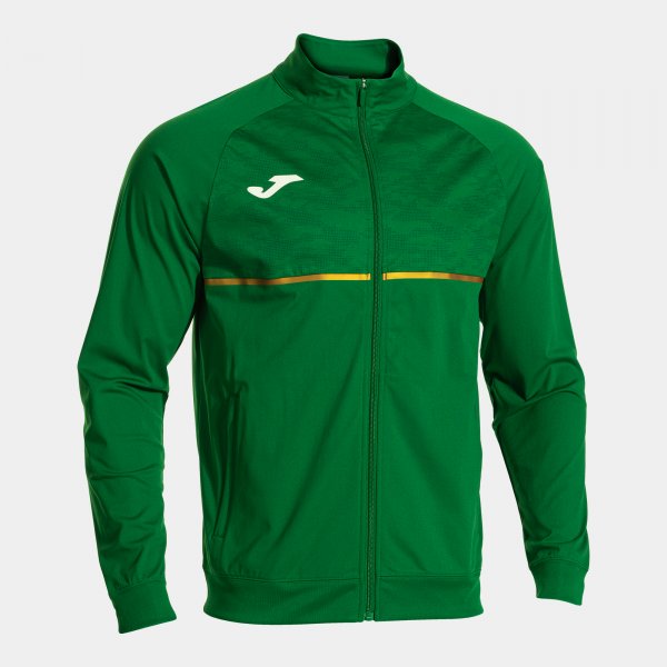 Суичър с цип RECORD III FULL ZIP SWEATSHIRT зелено