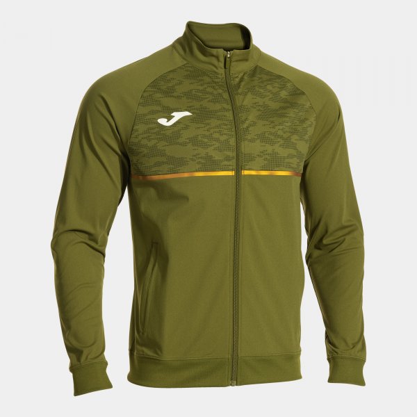 Суичър с цип RECORD III FULL ZIP SWEATSHIRT каки