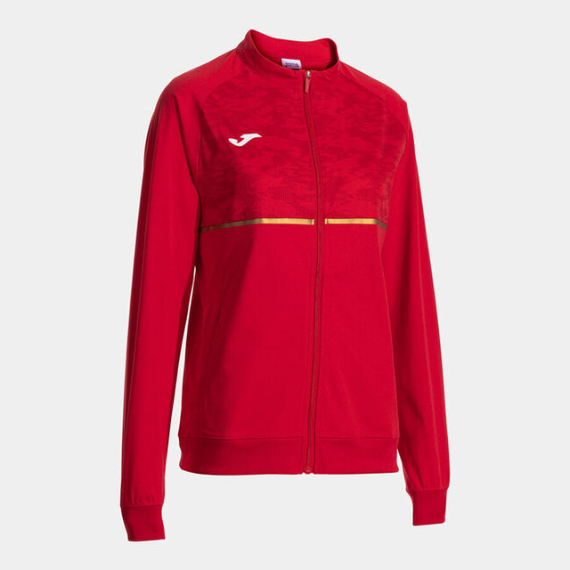 Дамска суичър с цип RECORD III FULL ZIP SWEATSHIRT червено