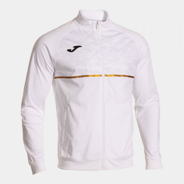 Суичър с цип RECORD III FULL ZIP SWEATSHIRT бяло