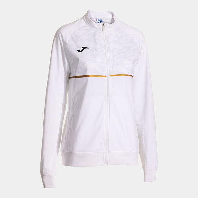 Дамска суичър с цип RECORD III FULL ZIP SWEATSHIRT бяло