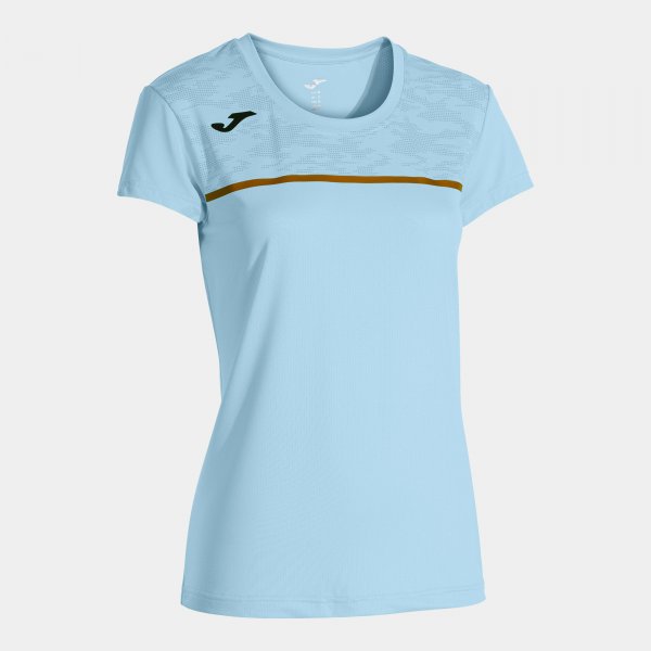 Дамски тениска за бягане RECORD III SHORT SLEEVE T-SHIRT светло синьо
