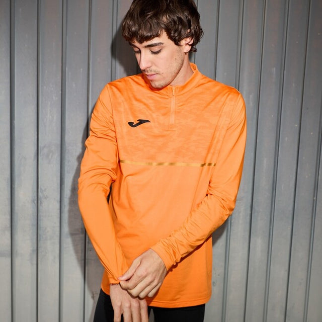Суитшърт RECORD III SWEATSHIRT оранжево
