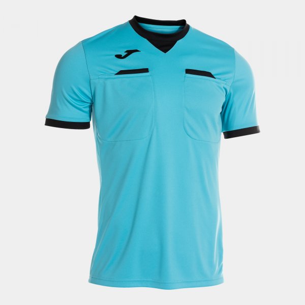 REFEREE SHORT SLEEVE T-SHIRT FLUOR TURQUOISE BLACK TURQUESA FLÚOR-NEGRO