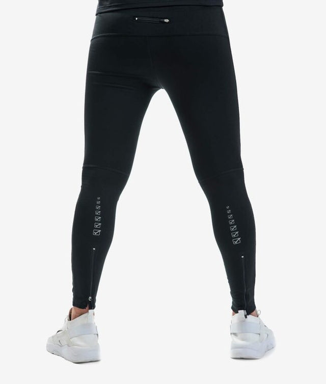 Панталони за бягане RUNNING LONG PANT черно-фуксия