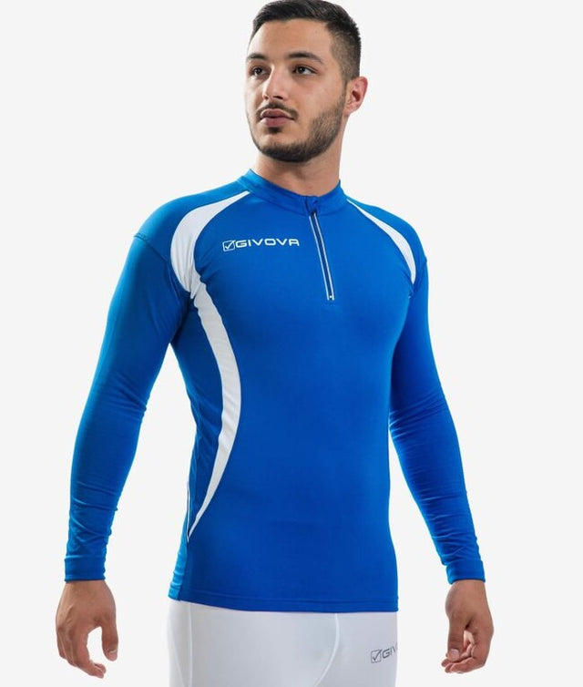 Блуза с дълъг ръкав RUNNING LONG SHIRT азурно синьо