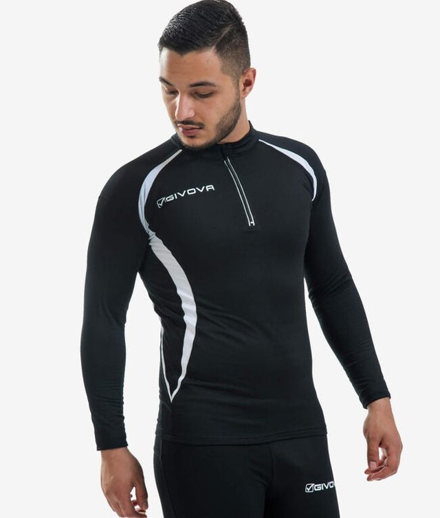 Блуза с дълъг ръкав RUNNING LONG SHIRT черно