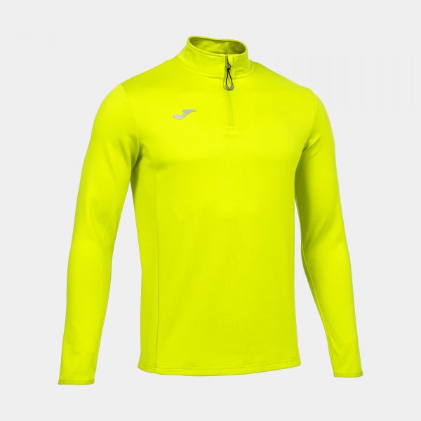 SWEATSHIRT RUNNING NIGHT YELLOW FLUORESCENT AMARILLO FLUOR