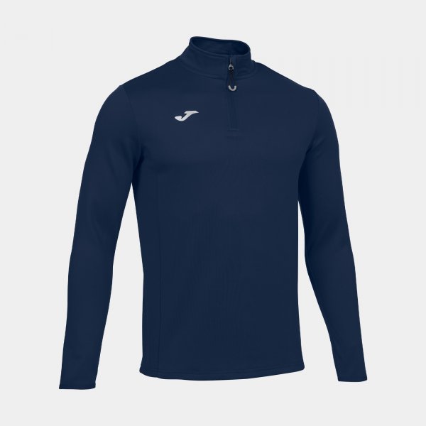 Суитшърт за бягане SWEATSHIRT RUNNING NIGHT морско синьо