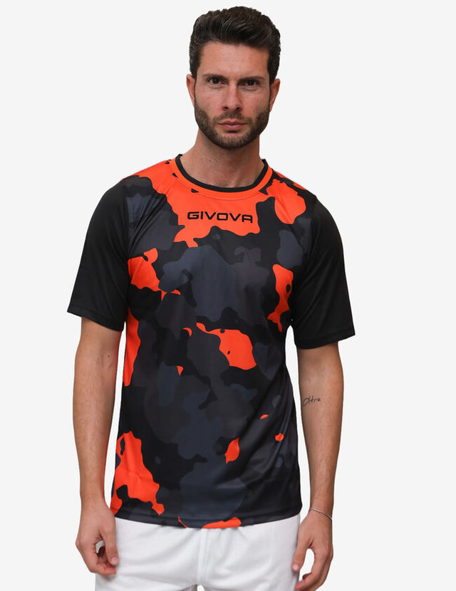 Фланелка SHIRT ARMY черно-оранжево