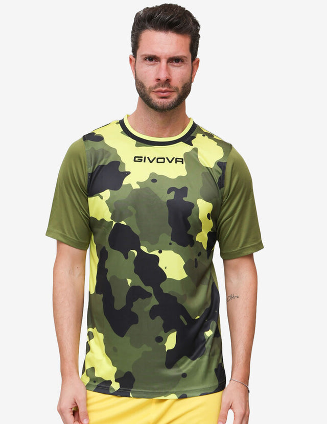 Фланелка SHIRT ARMY военно зелено-флуо жълто
