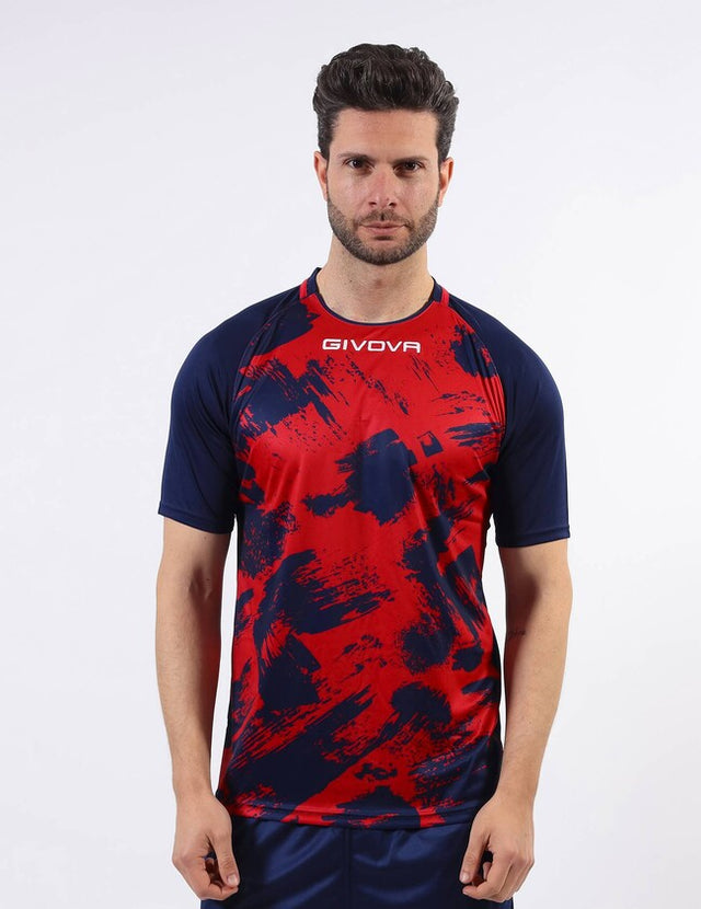 Фланелка SHIRT ART M/C червено-синьо