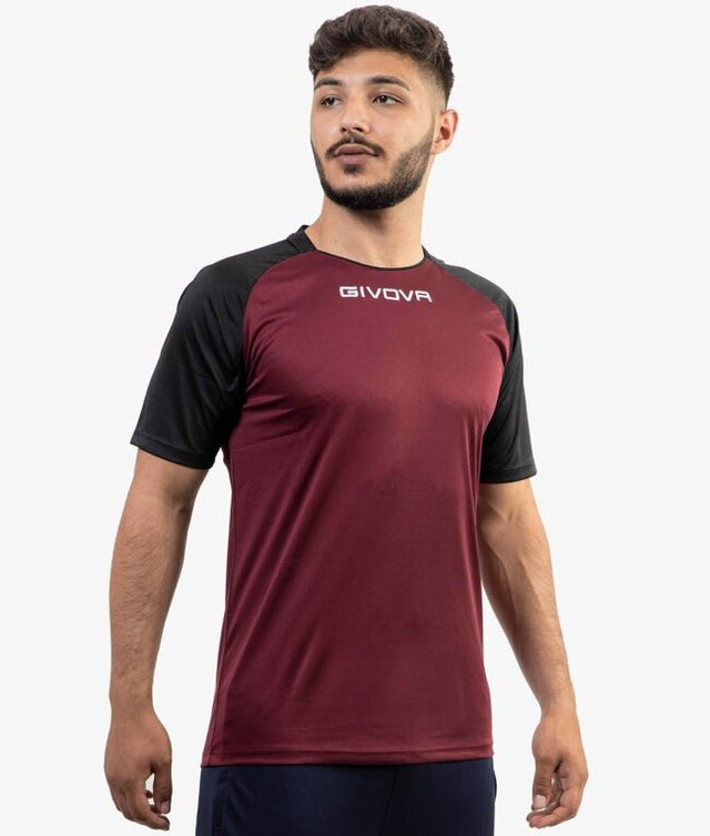 Фланелка SHIRT CAPO гранатово-черно